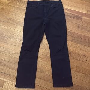 Mother Black Jeans Mid Rise Dazzler Ankle Size 32